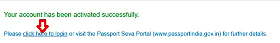 Account Activation Message