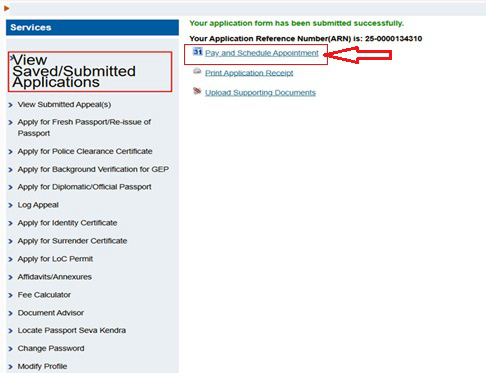 Pay PCC Application Fees