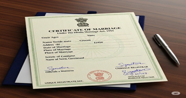 Marriage Certificate for passport