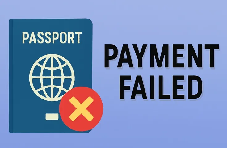 Passport Payment Failed
